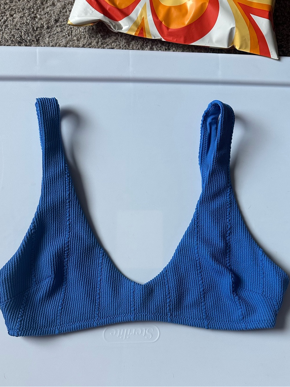 Blue Aerie Bikini Top